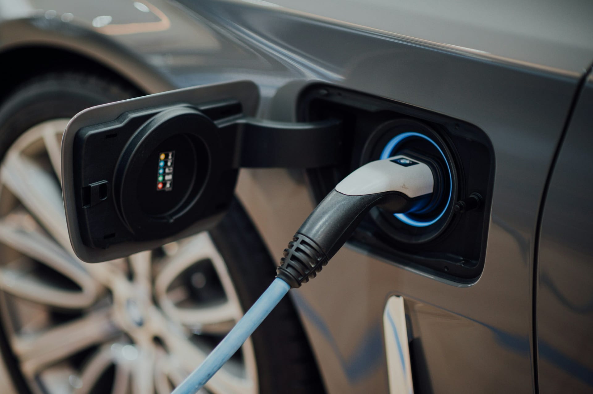 An electric vehicle charging from a home EV charger installed by Pica Electrical